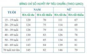 Huyết áp mạch bao nhiêu là bình thường